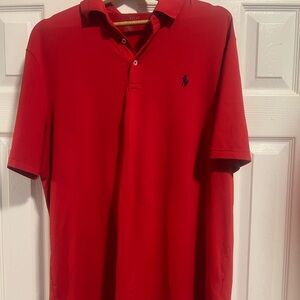 Polo by Ralph Lauren Men's Red Polo Shirt